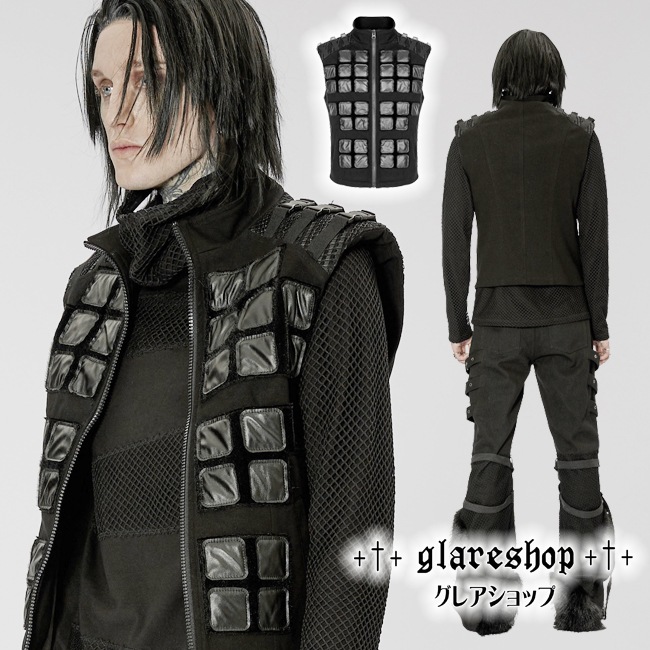 glareshop ���쥢����åס�M.S-M.5XL��KX487-B���������� �����å��ѥ� �ߥ꥿�꡼ ���٥������ �ǥ˥� ���Ǻ� �٥��� �� ��� | �������� �����å� �ѥ� ���å� �ե��å���� ��������ѥ� �������奢��� V�� �⡼�ɷ� �����ץ� ���ơ��� ���� �� [PUNK RAVE]