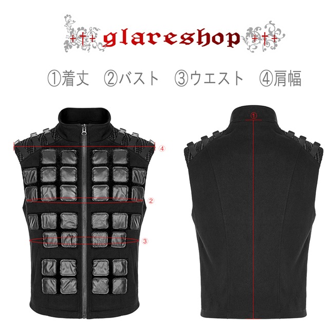 glareshop ���쥢����åס�M.S-M.5XL��KX487-B���������� �����å��ѥ� �ߥ꥿�꡼ ���٥������ �ǥ˥� ���Ǻ� �٥��� �� ��� | �������� �����å� �ѥ� ���å� �ե��å���� ��������ѥ� �������奢��� V�� �⡼�ɷ� �����ץ� ���ơ��� ���� �� [PUNK RAVE]