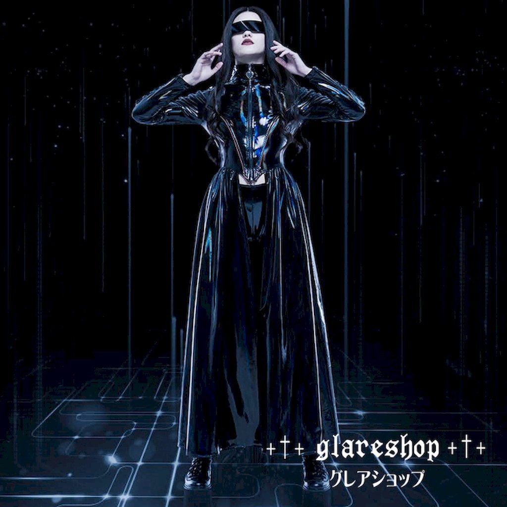 glareshop 쥢åסXS-4XLJX692-WAѥ  եå쥶 ɥ顼 졼å     ǥ | ѥ 奢 Сѥ V ⡼ɷ ץ ơ   [PUNK RAVE] Cyber rococo laser long coat