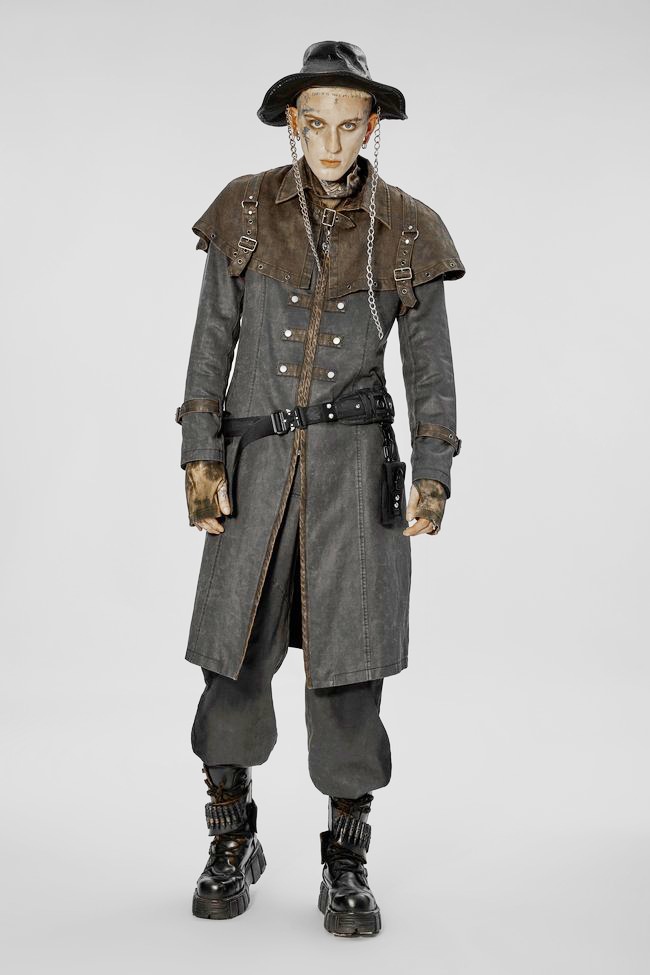 glareshop ���쥢����åס�M.S-M.5XL��JX815-GY����������ѥ� ������ �ߥɥ�� �����ܡ����������쥤�䡼���� ���졼�ߥ֥饦�� ��� | ���� �������奢��� V�� �⡼�ɷ� �����ץ� ���ơ��� ���� �� [PUNK RAVE] Post-apocalyptic style jacket