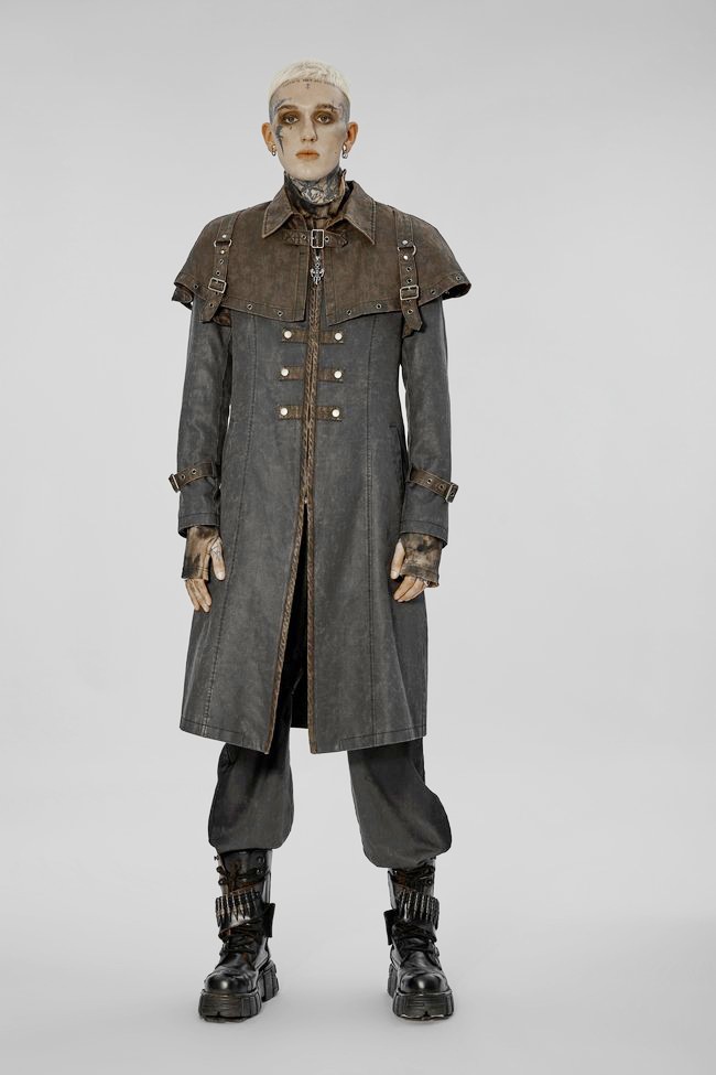 glareshop ���쥢����åס�M.S-M.5XL��JX815-GY����������ѥ� ������ �ߥɥ�� �����ܡ����������쥤�䡼���� ���졼�ߥ֥饦�� ��� | ���� �������奢��� V�� �⡼�ɷ� �����ץ� ���ơ��� ���� �� [PUNK RAVE] Post-apocalyptic style jacket