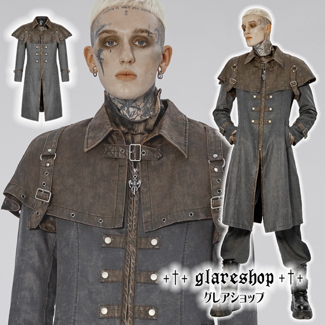 Glareshop グレアショップ 公式ストア Glareshop グレアショップ M S M 5xl Jx815 スチームパンク カウボーイ退廃風レイヤード風コート グレー ブラウン メンズ ゴスロリ ゴシック パンク ロック ファッション スチームパンク ヴィジュアル系 V系 モード系 Glareshop グレアショップ 公式ストア Glareshop グレアショップ M S M 5xl Jx815 スチームパンク カウボーイ退廃風レイヤード風コート グレー ブラウン メンズ ゴスロリ ゴシック パンク ロック ファッション スチームパンク ヴィジュアル系 V系 モード系