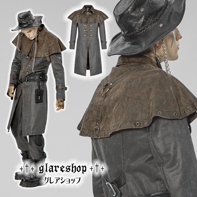 glareshop ���쥢����åס�M.S-M.5XL��JX815-GY����������ѥ� ������ �ߥɥ�� �����ܡ����������쥤�䡼���� ���졼�ߥ֥饦�� ��� | ���� �������奢��� V�� �⡼�ɷ� �����ץ� ���ơ��� ���� �� [PUNK RAVE] Post-apocalyptic style jacket