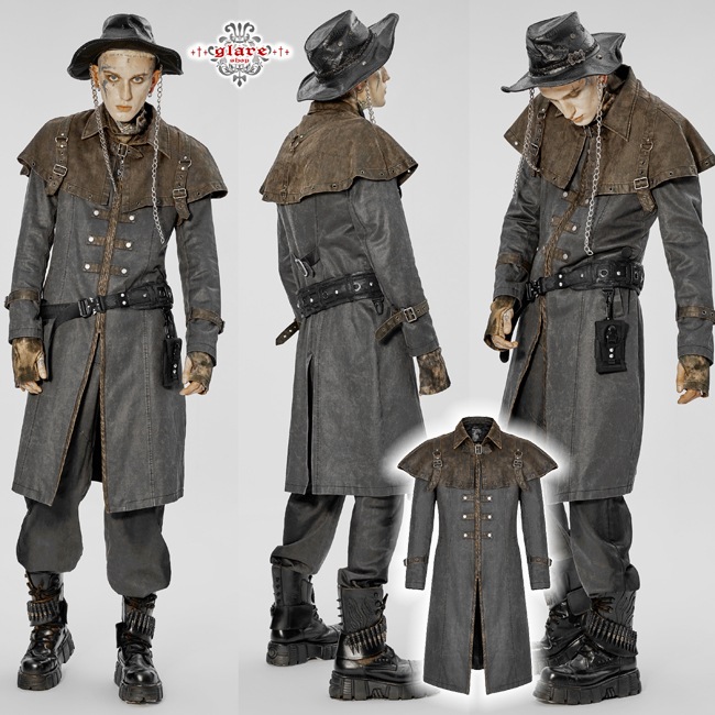 glareshop ���쥢����åס�M.S-M.5XL��JX815-GY����������ѥ� ������ �ߥɥ�� �����ܡ����������쥤�䡼���� ���졼�ߥ֥饦�� ��� | ���� �������奢��� V�� �⡼�ɷ� �����ץ� ���ơ��� ���� �� [PUNK RAVE] Post-apocalyptic style jacket