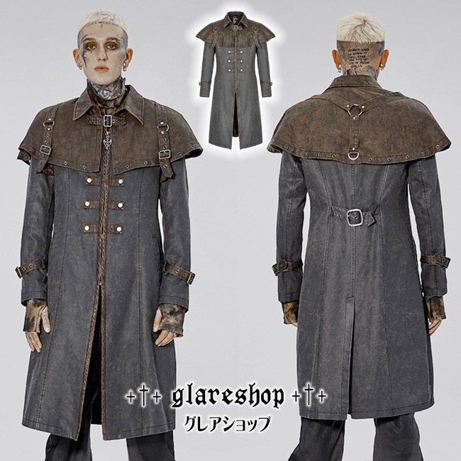 glareshop ���쥢����åס�M.S-M.5XL��JX815-GY����������ѥ� ������ �ߥɥ�� �����ܡ����������쥤�䡼���� ���졼�ߥ֥饦�� ��� | ���� �������奢��� V�� �⡼�ɷ� �����ץ� ���ơ��� ���� �� [PUNK RAVE] Post-apocalyptic style jacket