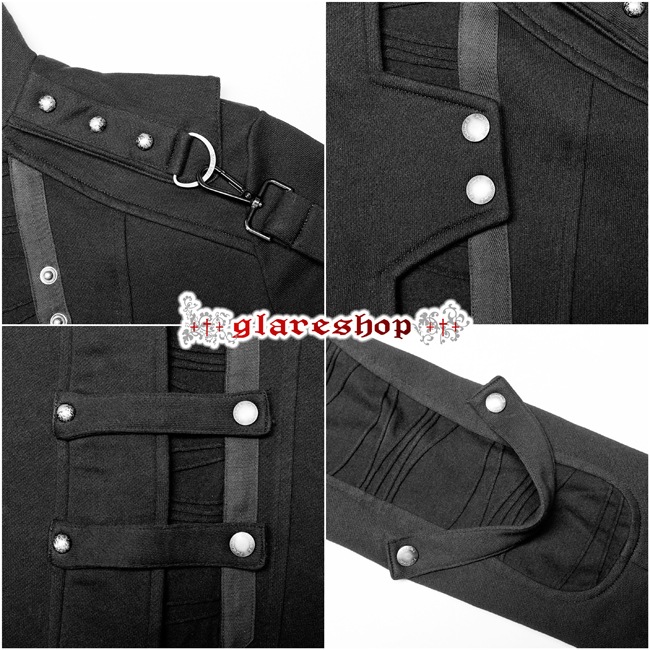 glareshop ���쥢����åס�M.S-M.5XL��JX818-B�������å��ѥ󥯥� ������ �ߥɥ�� �����ȥ꡼�ϥ����顼 �˥å� �� �֥�å� ��� | ��������ѥ� �������奢��� V�� �⡼�ɷ� �����ץ� ���ơ��� ���� �� [PUNK RAVE] Punl knitted long coat