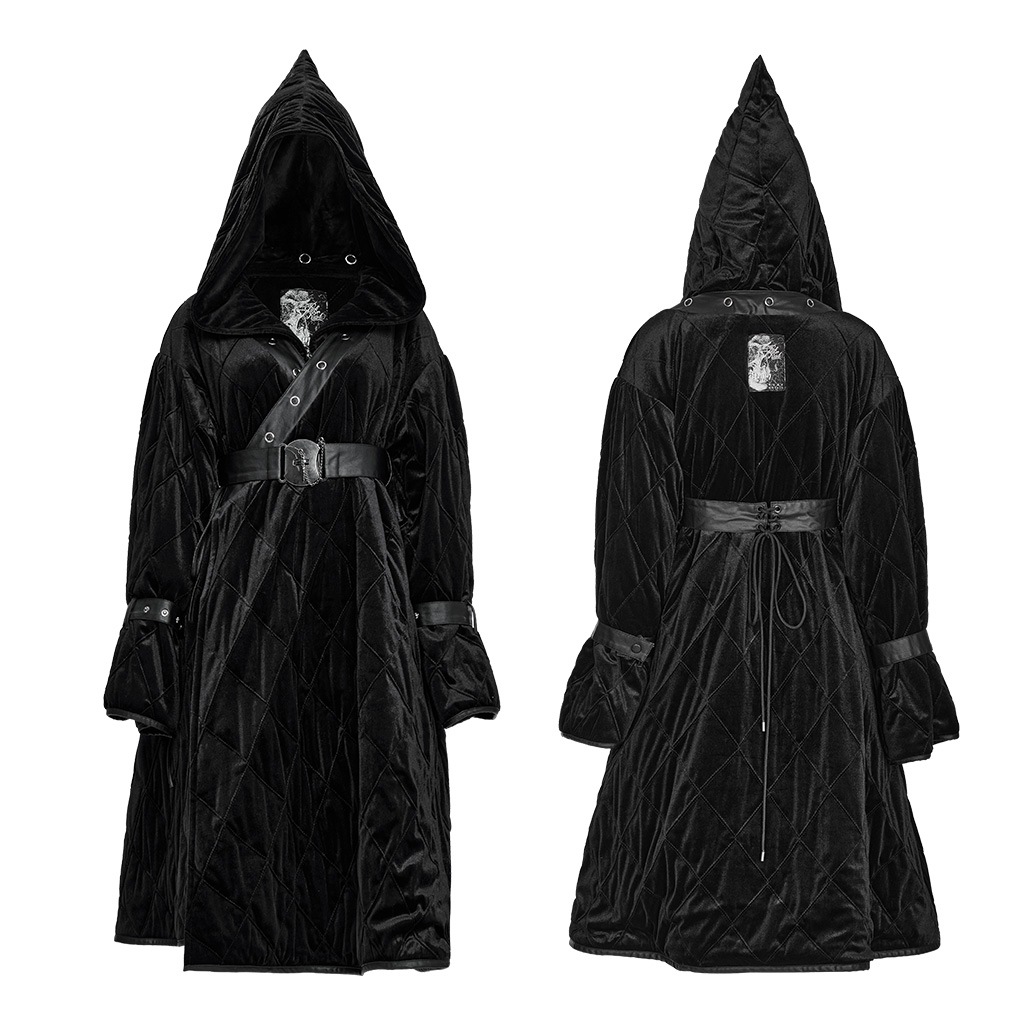 glareshop 쥢åסFJX885-B2Wayադ٥٥åȥץ꡼ĥåȥ󥳡  ǥ |  å 奢 V ⡼ɷ   [PUNK RAVE] Gothic Winter Warm Hooded Jacket with Detachable Belt