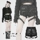 glareshop 쥢åסXS-4XLPX621-B ѥ  å Ǻ Ū 硼ȥѥ  ǥ | 奢 V ⡼ɷ ץ ơ   [PUNK RAVE] Punk Mesh Spliced Tight Shorts