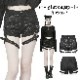 glareshop 쥢åסXS-4XLPX621-B ѥ  å Ǻ Ū 硼ȥѥ  ǥ | 奢 V ⡼ɷ ץ ơ   [PUNK RAVE] Punk Mesh Spliced Tight Shorts