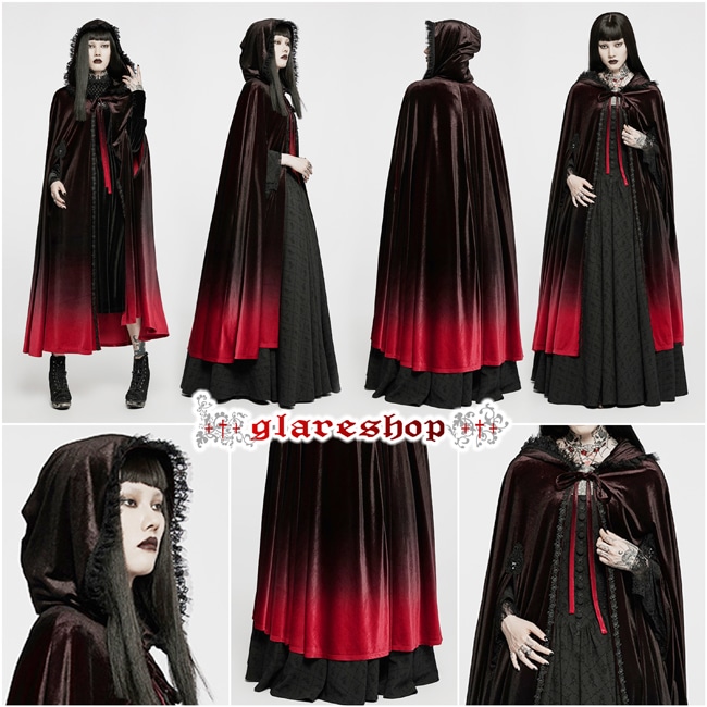 glareshop ���쥢����åס�F��JX810-R���������� ������ ���󥰾� �ڤ䤫 ����ǡ������ �٥�٥å� �졼�� �ա����դ� �ޥ�� �֡߹� ��åɡߥ֥�å� ��ǥ����� | ��� |�������奢��� V�� �����ץ� ���ơ��� ���� �� [PUNK RAVE] Goth gorgeous gradient cloak
