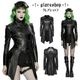 glareshop ���쥢����åס�XS-4XL��JXA047-B���ѥ󥯥᥿���������PU�쥶�����㥱�å� �� �֥�å� ��ǥ����� | �������奢��� V�� �⡼�ɷ� �����ץ� ���ơ��� ���� �� [PUNK RAVE] Punk Metal Chain PU Leather Jacket