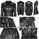 glareshop ���쥢����åס�XS-4XL��JXA047-B���ѥ󥯥᥿���������PU�쥶�����㥱�å� �� �֥�å� ��ǥ����� | �������奢��� V�� �⡼�ɷ� �����ץ� ���ơ��� ���� �� [PUNK RAVE] Punk Metal Chain PU Leather Jacket