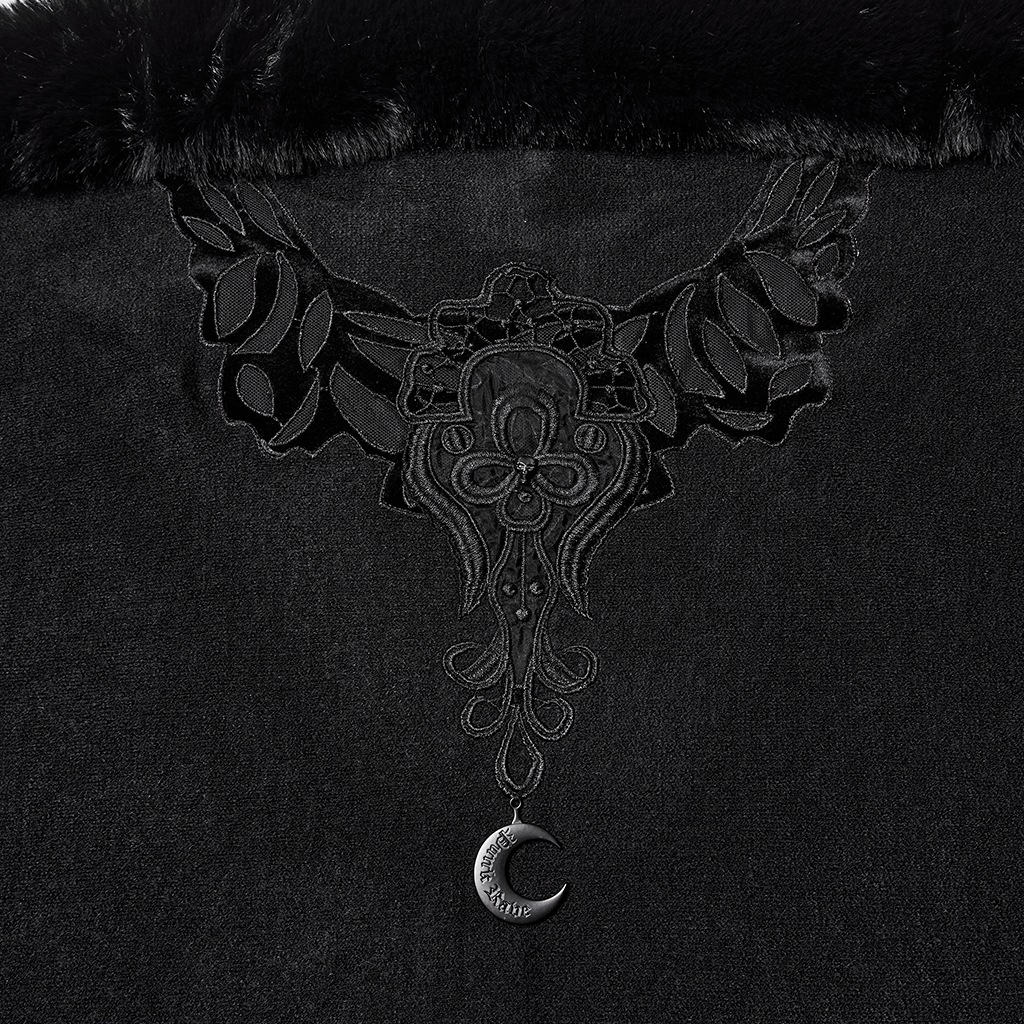 ������ڤ��glareshop ���쥢����åס�F��JX990-B�������å�����ޥ�� ���硼�Ⱦ� �ݥ���� �� ��ǥ����� | �ǲİ��� ����� �������奢��� ����Ū ���� �� [PUNK RAVE] Gothic Witch Fur Trim Cloak