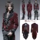 glareshop 쥢åסM.S-M.4XLJX285-Rå 㥱å ߥɥ   եͥ  å ֡߹  |  եޥ 奢 V ץ ơ   [PUNK RAVE] Gothic Velvet Tailcoat