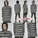 glareshop 쥢åסM.M/M.XL/M.3XLTXA040-GYѥ ץ 롼ͥåܡ˥åȥ ߥ졼  |奢 V ⡼ɷ ץ ơ   [PUNK RAVE] Punk Loose Stripe Sweater