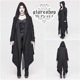 glareshop 쥢åסL-5XLJX852-B+ åѥ쥤䡼󥰥 ադǥ  ǥ | ѥ 奢 V ⡼ɷ ץ ơ   [PUNK RAVE] Goth decadent layered long coat