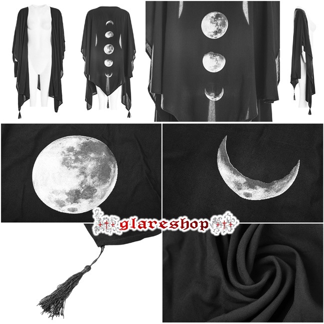 glareshop 쥢åסFJX517-B⡼ɷ 硼 ȡ ࡼեΥץ åȥ  ֥å ǥ |  奢  å եå V   [PUNK RAVE] Printing Concave Shape Multi-use Shawl suntan-proof wear