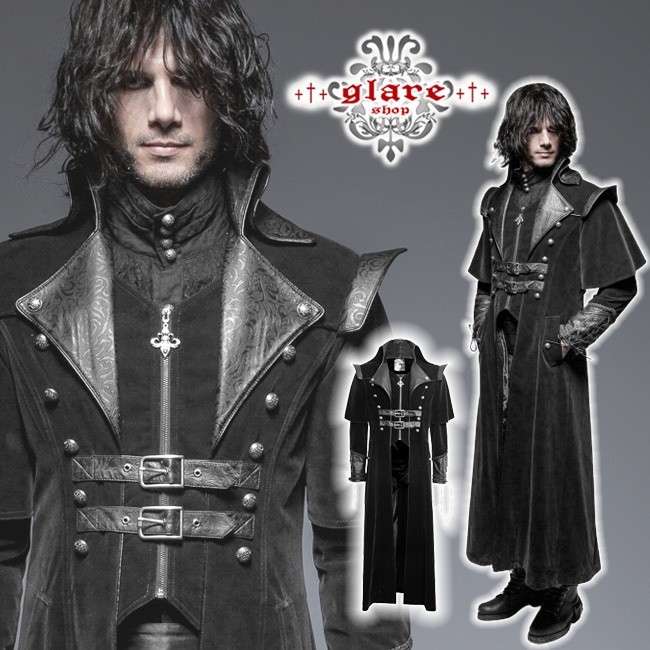 ߥ꥿꡼ | glareshop 쥢åסM.S-M.5XLJX286-B å  ² 졼å ٥ Ǻ ޥ ޥդ    | 奢 V ץ ơ   [PUNK RAVE] Gothic cool long cloak coat