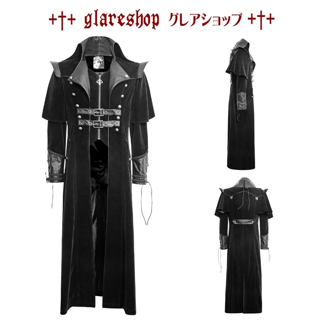 glareshop 쥢åסM.S-M.5XLJX286 å  ² 졼å ٥ Ǻ ޥդ    | 奢 V ⡼ɷ ץ ơ   [PUNK RAVE] Gothic cool long cloak coat