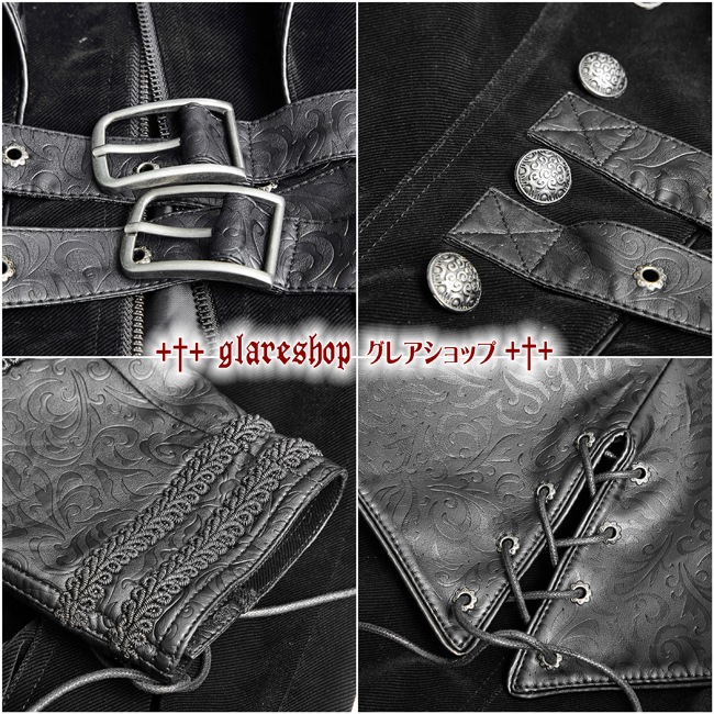 ߥ꥿꡼ | glareshop 쥢åסM.S-M.5XLJX286-B å  ² 졼å ٥ Ǻ ޥ ޥդ    | 奢 V ץ ơ   [PUNK RAVE] Gothic cool long cloak coat