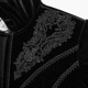 glareshop 쥢åסL-5XLJX855-B+  󥰾 å㥹ʸǥ&졼٥٥å  ֥å ǥ |  奢 V ⡼ɷ ץ ơ   [PUNK RAVE] Goth Gorgeous Velvet Coat