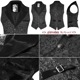 glareshop 쥢åסM.S-M.5XLKX215-B ѥ ² ޥ ơ㥫ɥ å٥   | 奢 V ⡼ɷ ץ ơ   [PUNK RAVE] Steampunk Vintage Jacquard Vest/Waistcoat