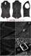 glareshop 쥢åסM.S-M.5XLKX215-Bå٥ 硼Ⱦ ² ޥ ơ㥬ɥ  ֥å  | 奢 V ⡼ɷ ץ ơ   [PUNK RAVE] Steampunk Vintage Jacquard Vest/Waistcoat