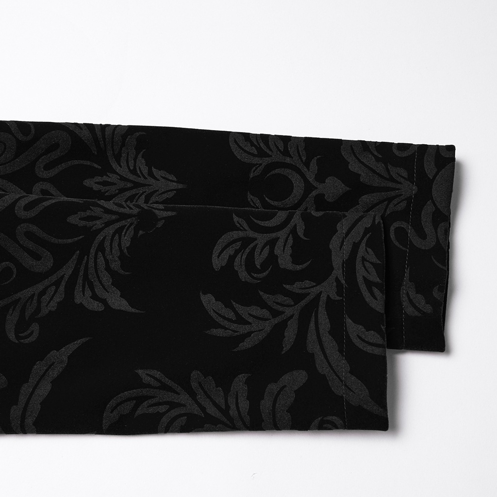 glareshop ���쥢����åס�XS-4XL��JXA019-B�������å�������ơ����ץ��ȥ٥�٥åȥ����� ���硼�Ⱦ� �� �֥�å� ��ǥ����� | ����� �������奢��� V�� �⡼�ɷ� [PUNK RAVE] Gothic Vintage Print Velvet Coat