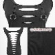 glareshop 쥢åסM/2XLKX077-Bѥ ǲİ ꤢ 󥯥ȥå  ֥å ǥ | å V ɷ ¤ߥ  Ź եå ϥ⡼ɷ  [PUNK RAVE] Gothic Punk Tank topwith Broken-hole