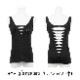 glareshop 쥢åסM/2XLKX077 å ѥ ǲİ ꤢ 󥯥ȥå  ǥ | å V ɷ ¤ߥ  Ź եå ϥ⡼ɷ  [PUNK RAVE] Gothic Punk Tank topwith Broken-hole