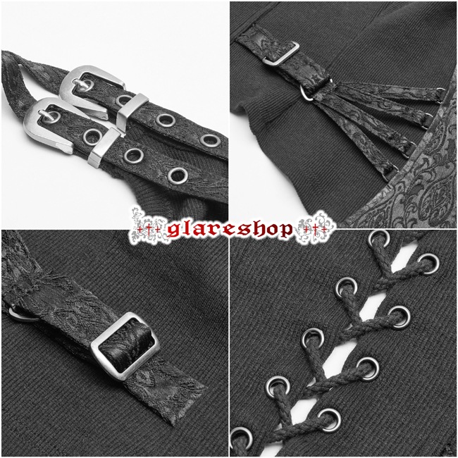 glareshop 쥢åסS/L/2XL/4XLKX311-B 㥬ɥ٥ 硼Ⱦ å ѥ 륻åȥ٥  ֥å ǥ |  奢 V ⡼ɷ ץ ơ   [PUNK RAVE] SteamPunk Jacquard Vest