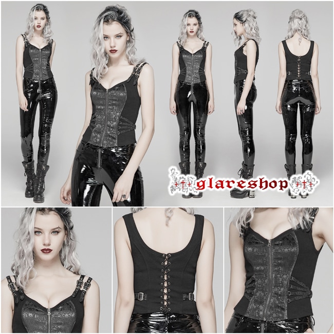 glareshop 쥢åסS/L/2XL/4XLKX311-B 㥬ɥ٥ 硼Ⱦ å ѥ 륻åȥ٥  ֥å ǥ |  奢 V ⡼ɷ ץ ơ   [PUNK RAVE] SteamPunk Jacquard Vest