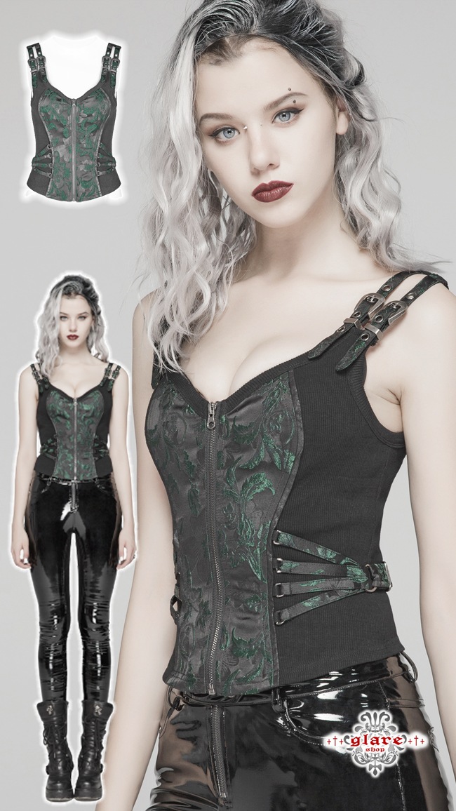 glareshop 쥢åסS/L/2XL/4XLKX311-N 㥬ɥ٥ 硼Ⱦ å ѥ 륻åȥ٥ ꡼ߥ֥å ǥ |  奢 V ⡼ɷ ץ ơ   [PUNK RAVE] SteamPunk Jacquard Vest