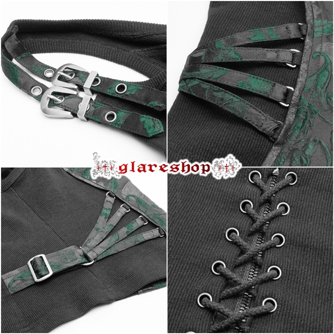 glareshop 쥢åסS/L/2XL/4XLKX311-N 㥬ɥ٥ 硼Ⱦ å ѥ 륻åȥ٥ ꡼ߥ֥å ǥ |  奢 V ⡼ɷ ץ ơ   [PUNK RAVE] SteamPunk Jacquard Vest