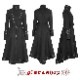 glareshop 쥢åסXS-4XLJX396-Bߥ꥿꡼  󥰾  ʥݥ쥪 ϥͥå եåơ   ֥å ǥ |  Ͻ 奢 V ơ   [PUNK RAVE] Military Uniform Worsted Long Coat