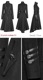 glareshop 쥢åסXS-4XLJX396-Bߥ꥿꡼  󥰾  ʥݥ쥪 ϥͥå եåơ   ֥å ǥ |  Ͻ 奢 V ơ   [PUNK RAVE] Military Uniform Worsted Long Coat