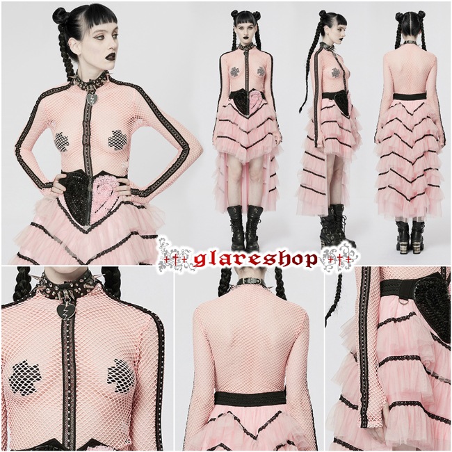 glareshop ���쥢����åס�S/L/2XL��TXA091-P���������� �ѥ� �������� �������롼 �ط� ��å��� T����� �ԥ� ��ǥ����� | �������奢��� V�� �⡼�ɷ� �����ץ� ���ơ��� ���� �� [PUNK RAVE] Gothic Fashion Grunge Mesh Long Sleeve