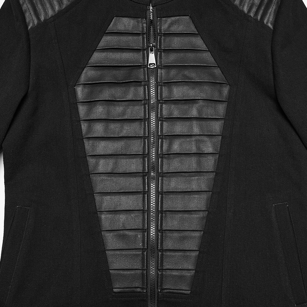 glareshop ���쥢����åס�M.S-M.5XL��JXA043-B���ѥ󥯥ߥ꥿�꡼�������㥱�å� ���硼�Ⱦ� �� �֥�å� ��� | �������奢��� V�� �����ץ� ���ơ��� [PUNK RAVE] Punk Military Style Coffin Short Jacket