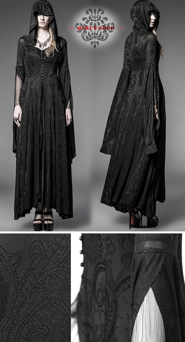  | glareshop 쥢åסS/L/2XLJX198 å ադ  ǥ ԡ  ǥ | եå 奢 V ⡼ɷ ץ ơ   [PUNK RAVE] Gothic High Priestess Hooded Coat