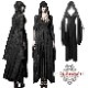 glareshop 쥢åסS/L/2XLJX198-Bå ǥ 󥰾 ադ  ֥å ǥ |  | եå ϥ  奢 V ץ ơ   [PUNK RAVE] Gothic High Priestess Hooded Coat