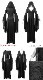 glareshop 쥢åסS/L/2XLJX198-Bå ǥ 󥰾 ադ  ֥å ǥ |  | եå ϥ  奢 V ץ ơ   [PUNK RAVE] Gothic High Priestess Hooded Coat
