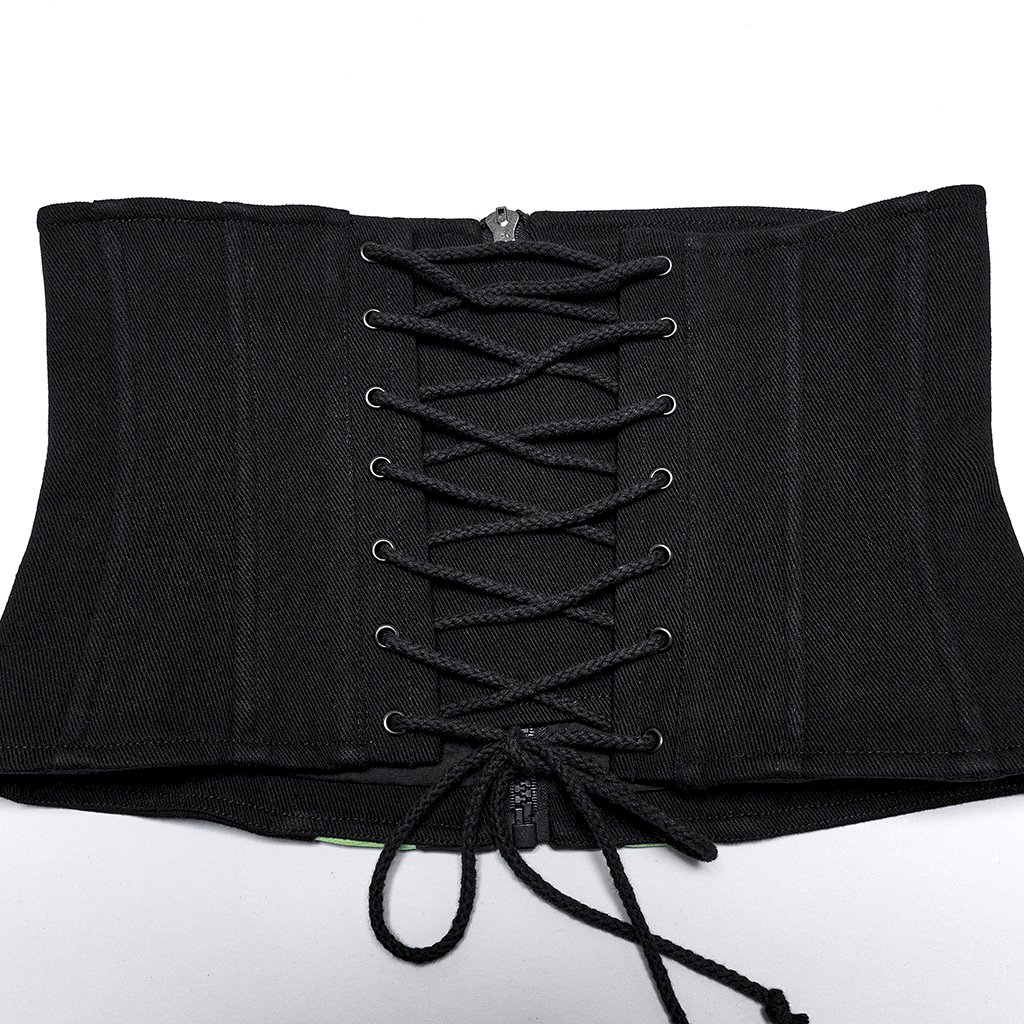 glareshop ���쥢����åס�S/L/2XL��KX686-N�������С��ѥ� �����ޡ����ץ饤���󥰥��륻�å� �������ȥХ�� �������ȥ٥�� ���ߥ��꡼�� ��ǥ����� | �������奢��� V�� �����ץ� ���ơ��� [PUNK RAVE] Cyberpunk Armor Splicing Corset Waistband