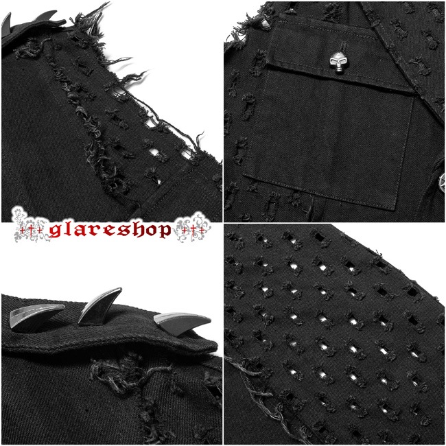glareshop 쥢åסM.S-M.5XLKX454-B ѥ󥯥奢᡼ùǺ󥰥٥   |  å ѥ å եå ѥ 奢 V ⡼ɷ ץ ơ   [PUNK RAVE]