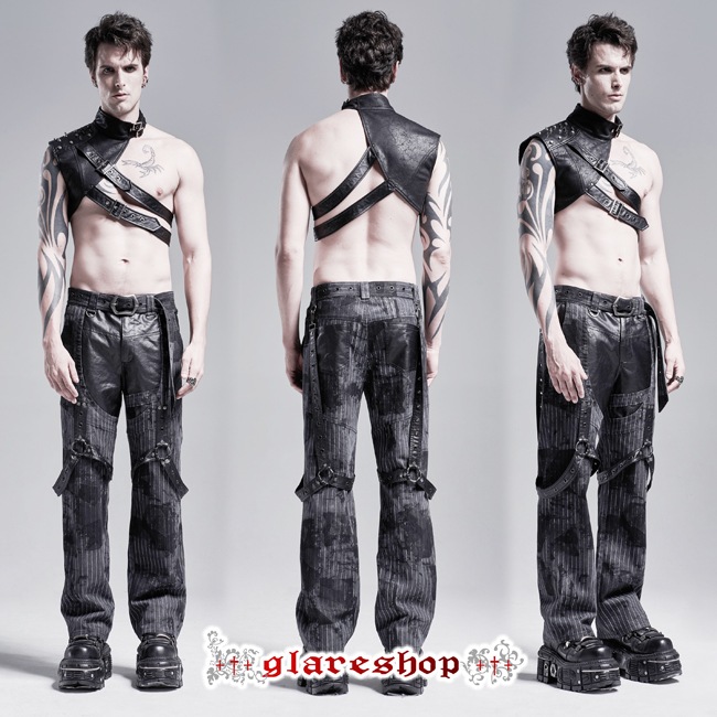 glareshop ���쥢����åס�M.S-M.5XL��TX892-B���ѥ� ���� PU�쥶���������������ޡ� ��󥢡��� �����С��ѥ� �� ��� | ��������ѥ� �������奢��� V�� �⡼�ɷ� �����ץ� ���ơ��� ���� �� [PUNK RAVE] Punk PU Leather Shoulder Armor