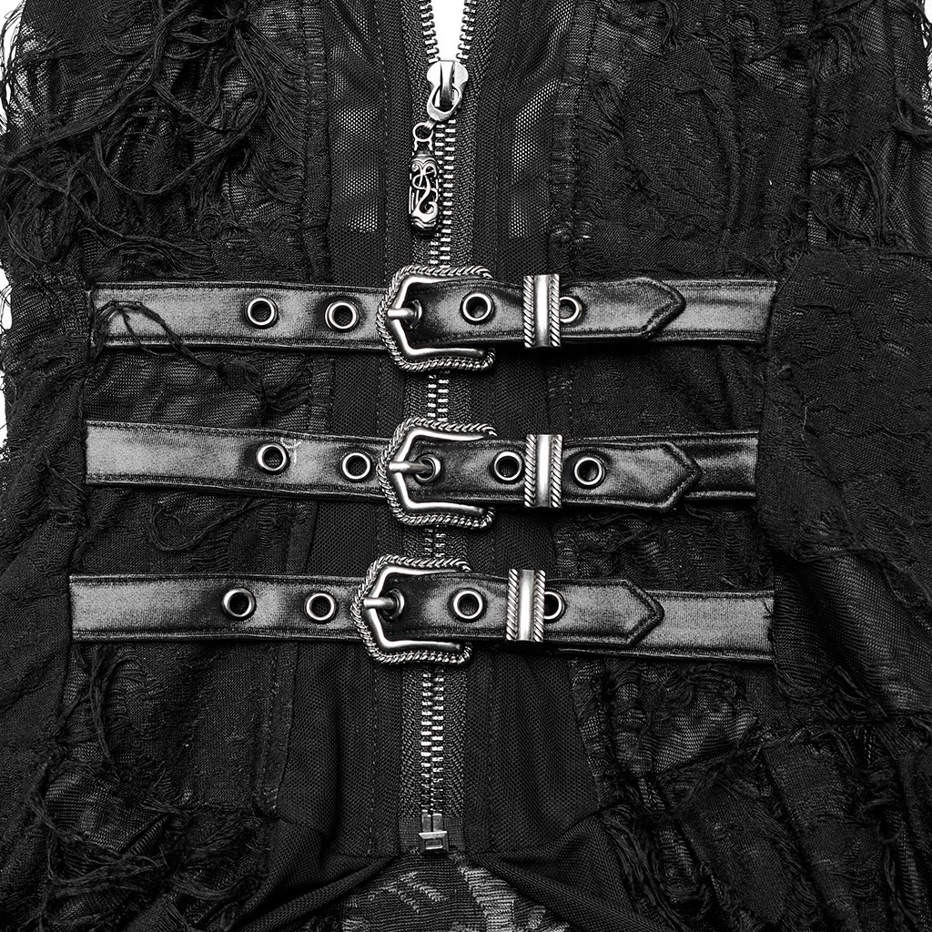 glareshop 쥢åסXS-4XLJX838-B å  ۥ륿ͥå ադ 󥰥ɥ쥹 ݥ 2å  ֥å ǥ |  奢 V ⡼ɷ ץ ơ   [PUNK RAVE] Dark Gothic Knitted Coat