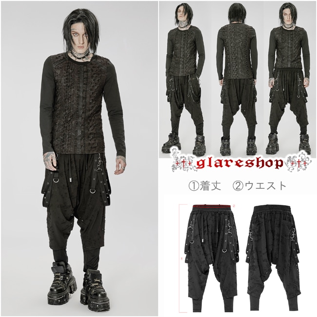 glareshop 쥢åסM.M/M.XL/M.3XLPX596-Bѥ󥯥᡼ù 磻ɥ륨ѥ  ѥ   |  å ѥ å եå 奢 V ⡼ɷ ץ ơ   [PUNK RAVE]