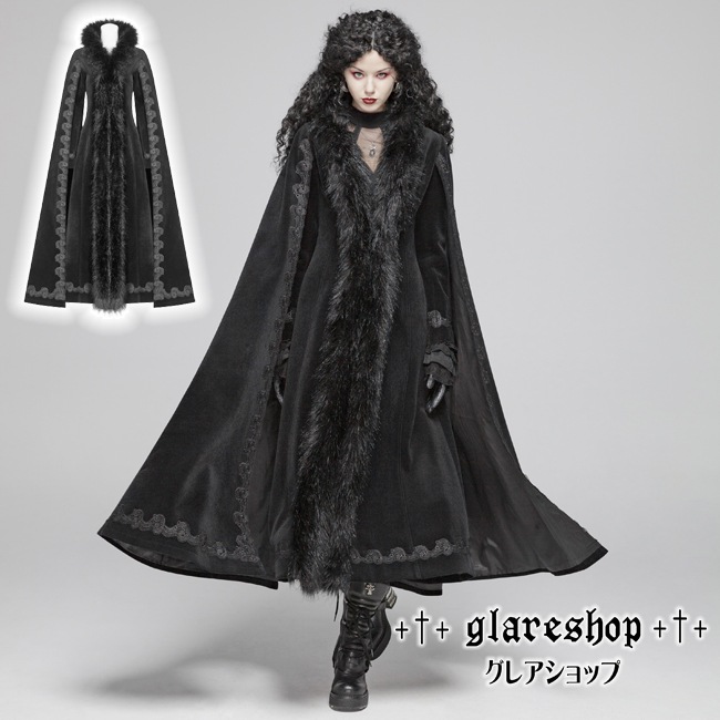 glareshop ���쥢����åס�XS-4XL��JX559-B���������� ������ ���󥰾� �����å� ������ơ��� �ե����դ� �� �֥�å� ��ǥ����� | ��� |����� ����Ͻ��� ��� �������奢��� �����ץ� ���ơ��� ���� �� [PUNK RAVE] Gothic Vintage Gorgeous Long Coat
