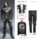 glareshop 쥢åסM.S-M.4XLPX207-Bѥ  ɨǥ  ѥ ǥ˥    |  å ѥ å եå 奢 V ơ   [PUNK RAVE] Gothic Punk Armor Knee Jeans