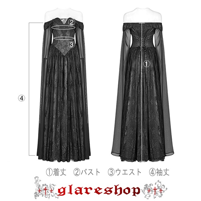 glareshop ���쥢����åס�XS-4XL��WX376-B���������� �����å� �ɽ��졼�� ���ե������� �졼�����å� ���󥰥ɥ쥹 �� ��ǥ����� | ��������ե��å���� �������奢��� V�� �⡼�ɷ� �����ץ� ���ơ��� ���� �� [PUNK RAVE] Gothic Medieval Renaissance Fancy Dress