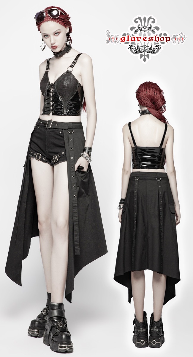 glareshop ���쥢����åס�S/L/2XL��SX202-B���������� �ѥ� �ơ��륫�å� �����ɥݥ��å� ���С��������� �� ��ǥ����� | ��������ѥ� �������奢��� V�� �⡼�ɷ� �����ץ� ���ơ��� ���� �� [PUNK RAVE] Punk Half Skirt Accessories